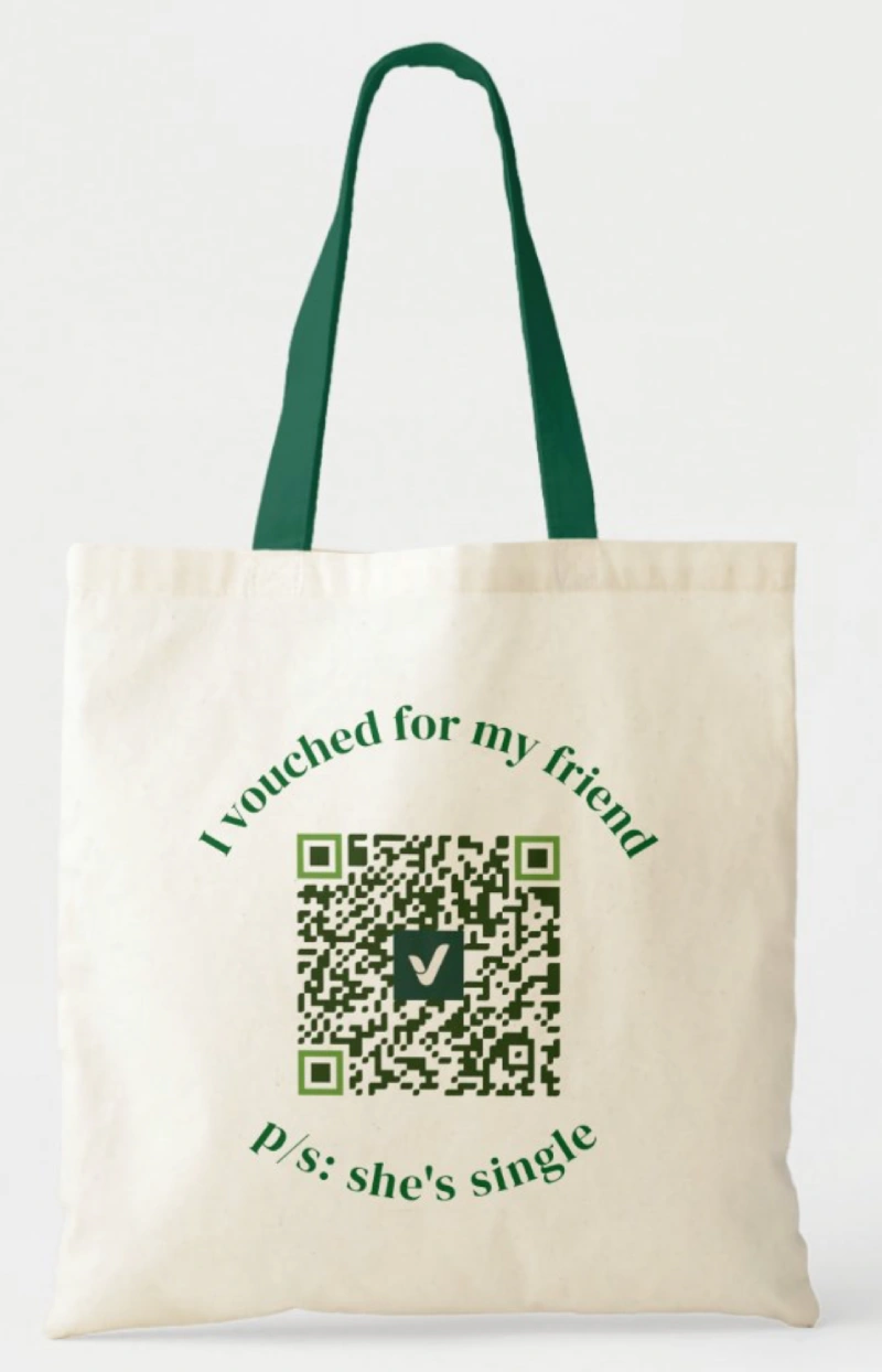 Lovebird pitch gift tote bag